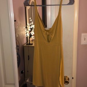 Lahearts by PacSun mustard yellow romper skort